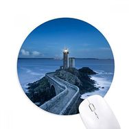 Dıythinker Okyanus Karanlık Kule Resim Baskılı Yuvarlak Kaymaz Kauçuk Mouse Pad