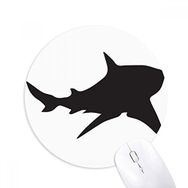 Dıythinker Okyanus Siyah Köpekbalığı Biyolojisi Balık Baskılı Yuvarlak Kaymaz Kauçuk Mouse Pad