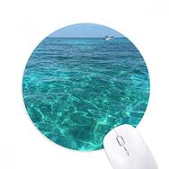Dıythinker Okyanus Su Bilimi Doğa Resmi Baskılı Yuvarlak Kaymaz Kauçuk Mouse Pad