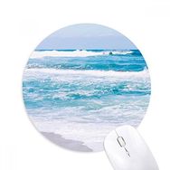 Dıythinker Okyanus Su Plaj Bilim Doğa Resim Baskılı Yuvarlak Kaymaz Kauçuk Mouse Pad