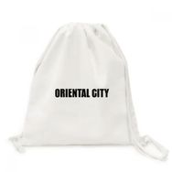 Dıythinker Oriental City Paraguay İsim Kanvas İpli Sırt Çantası