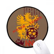 Dıythinker Ortaçağ Ejderha Futbol Ligi Yuvarlak Kaymaz Mouse Pad