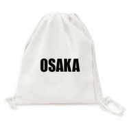 Dıythinker Osaka Japonya Şehir Adı Kanvas İpli Sırt Çantası