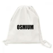 Dıythinker Osmium Element İsim Kimya Kanvas İpli Sırt Çantası