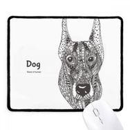 Dıythinker Paint Dog Fierce Friend Company Kaymaz Siyah Başlıklı Kenarlar Mouse Pad