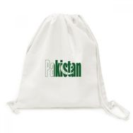 Dıythinker Pakistan Ülke Bayrağı İsim Kanvas İpli Sırt Çantası