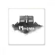 Dıythinker Palais Princier De Monaco Mürekkep Şehir Seramik Bisk Fayans Dekorasyon 20x20 cm Seramik Karo