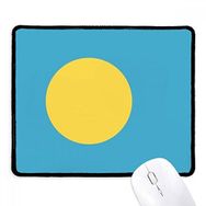 Dıythinker Palau Ulusal Bayrağı Okyanusya Ülke Sembolü Kaymaz Siyah Başlıklı Kenarlar Mouse Pad