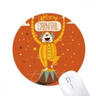 Dıythinker Palyaço Maskesi Happy Carnival Of Venice Baskılı Yuvarlak Kaymaz Kauçuk Mouse Pad