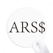 Dıythinker Para Birimi Sembolü Arjantin Pezosu Baskılı Yuvarlak Kaymaz Kauçuk Mouse Pad