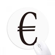 Dıythinker Para Birimi Sembolü Euro Baskılı Yuvarlak Kaymaz Kauçuk Mouse Pad