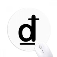 Dıythinker Para Birimi Sembolü Vietnamese Dong Baskılı Yuvarlak Kaymaz Kauçuk Mouse Pad
