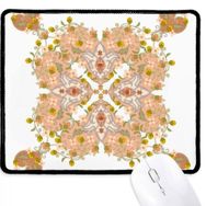 Dıythinker Paralel Tekrar Çiçek Yaprak İllüstrasyon Kaymaz Mouse Pad