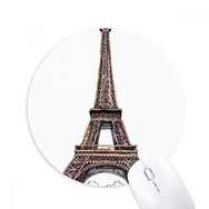 Dıythinker Paris Eyfel Kulesi Fransa'da Baskılı Yuvarlak Kaymaz Kauçuk Mouse Pad