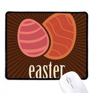 Dıythinker Paskalya Din Festivali Kırmızı Yumurta Desen Kaymaz Mouse Pad