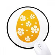 Dıythinker Paskalya Din Festivali Sarı Yumurta Tasarım Yuvarlak Kaymaz Mouse Pad