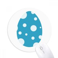 Dıythinker Paskalya Dini Festival Noktaları Yumurta Baskılı Yuvarlak Kaymaz Kauçuk Mouse Pad