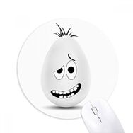 Dıythinker Paskalya Festivali Eğlenceli Renkli Yumurta Kültürü Baskılı Yuvarlak Kaymaz Kauçuk Mouse Pad