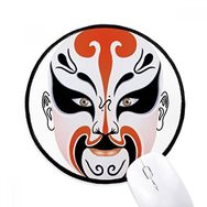 Dıythinker Pekin Opera Maskesi Renkli Mukezhai Yuvarlak Kaymaz Mouse Pad