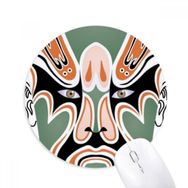 Dıythinker Pekin Operası Maskesi Renkli Jiulishan Baskılı Yuvarlak Kaymaz Kauçuk Mouse Pad