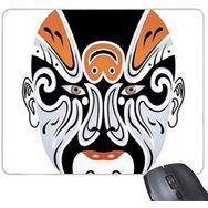 Dıythinker Pekin Operası Pekin Operası Yüz Maskesi Renkli Changbanpo Sanat Çin Geleneksel Kültürü İllüstrasyon Desen Dikdörtgen Kaymaz Kauçuk Mouse Pad