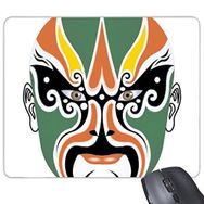 Dıythinker Pekin Operası Pekin Operası Yüz Maskesi Renkli Chengyaojin Jiajialou Sanat Çin Geleneksel Kültür İllüstrasyon Desen Baskılı Dikdörtgen Kaymaz Kauçuk Mouse Pad