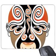 Dıythinker Pekin Operası Pekin Operası Yüz Maskesi Renkli Jiepaiguan Sanat Çin Geleneksel Kültür İllüstrasyon Desen Baskılı Dikdörtgen Kaymaz Kauçuk Mouse Pad
