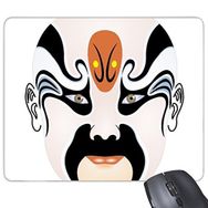 Dıythinker Pekin Operası Pekin Operası Yüz Maskesi Renkli Kao Sanatının Yetimi Çin Geleneksel Kültür İllüstrasyon Desen Baskılı Dikdörtgen Kaymaz Kauçuk Mouse Pad