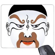 Dıythinker Pekin Operası Pekin Operası Yüz Maskesi Renkli Sunquan Ganlusi Sanat Çin Geleneksel Kültür İllüstrasyon Desen Baskılı Dikdörtgen Kaymaz Kauçuk Mouse Pad