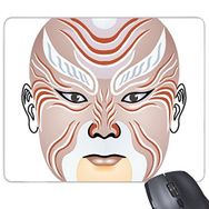 Dıythinker Pekin Operası Pekin Operası Yüz Maskesi Renkli Weishuihe Sanat Çin Geleneksel Kültür İllüstrasyon Desen Baskılı Dikdörtgen Kaymaz Kauçuk Mouse Pad