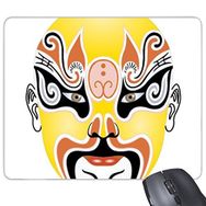 Dıythinker Pekin Operası Pekin Operası Yüz Maskesi Renkli Zhanwancheng Sanat Çin Geleneksel Kültür İllüstrasyon Desen Baskılı Dikdörtgen Kaymaz Kauçuk Mouse Pad