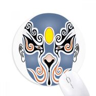 Dıythinker Peking Operası Maskesi Renkli Baizitu Baskılı Yuvarlak Kaymaz Kauçuk Mouse Pad