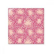 Dıythinker Pembe Çiçekler Sevgililer Günü Havai Fişek Desenli Seramik Biske Fayansları 20x20 cm Seramik Karo