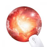 Dıythinker Pembe Galaksi Güzel Bulutsusu Desenli Baskılı Yuvarlak Kaymaz Kauçuk Mouse Pad