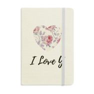 Dıythinker Pembe Gül Çizim Sanatı Bitki Baskılı A5 Defter