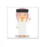 Dıythinker Pembe Suudi Arabistan Çizgi Film 15x15 cm Seramik Karo