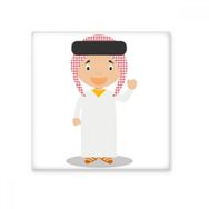 Dıythinker Pembe Suudi Arabistan Çizgi Film Seramik 10x10 cm Seramik Karo