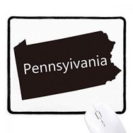 Dıythinker Pennsylvania ABD Haritası Siluet Kaymaz Mouse Pad