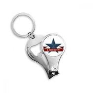 Dıythinker Pentagram Özgürlük Sloganı Amerika Ülke Şehir Anahtarlık