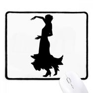 Dıythinker Performance Folk Dansçı Kaymaz Siyah Başlıklı Kenarlar Mouse Pad