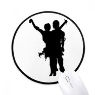 Dıythinker Performans Dansçı Duet Dans Sanatı Yuvarlak Kaymaz Mouse Pad