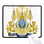Dıythinker Phnom Penh Kamboçya Ulusal Amblemi Kaymaz Siyah Başlıklı Kenarlar Mouse Pad