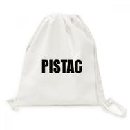 Dıythinker Pistac Rengi Siyah İsim Kanvas İpli Sırt Çantası
