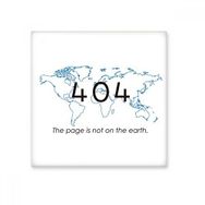 Dıythinker Programcı 404 Hata Sayfası Yer Üzerinde Değil 15x15 cm Seramik Karo