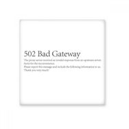 Dıythinker Programcı 502 Bad Gateway Seramik Bisque Fayans 10x10 cm Seramik Karo