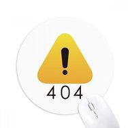 Dıythinker Programcı 502 Hata Uyarısı Baskılı Yuvarlak Kaymaz Kauçuk Mouse Pad