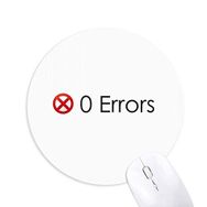 Dıythinker Programcı Arabirimi Hatasız Baskılı Yuvarlak Kaymaz Kauçuk Mouse Pad
