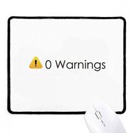 Dıythinker Programcı Arabirimi No Warnings Kaymaz Siyah Başlıklı Kenarlar Mouse Pad