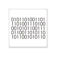 Dıythinker Programcı İkili Sistem Dünya 20x20 cm Seramik Karo