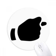 Dıythinker Provoke Jest Silüeti Desenli Baskılı Yuvarlak Kaymaz Kauçuk Mouse Pad